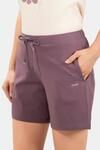Amante Sleep Shorts - Black Plum — thumbnail 4